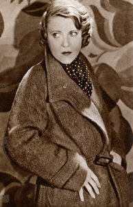 Ruth Chatterton, actrice américaine, 1933
