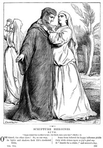 Ruth embrassant sa belle-mère, 1873 - Unbekannt