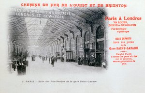 Gare Saint-Lazare, Paris, vers 1900 - Unbekannt