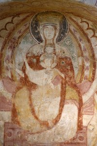 Peinture du porche occidental de l