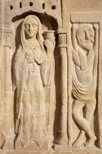 Basilique Saint-Denis. Portail central. La vierge sage, 20150919, Saint-Denis, France - Unbekannt
