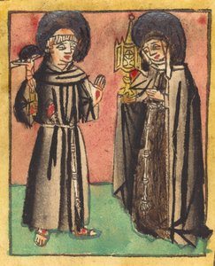 Saint François et Sainte Claire, 1450-1470 - Unbekannt