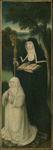 Sainte Gertrude de Nivelles et une chanoinesse augustinienne - Unbekannt
