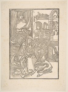 Saint Jérôme extrayant une épine de la patte du lion, Lyon, copie de 1508 - Unbekannt