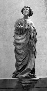 Saint Jean du Calvaire Sculpture anonyme Dim. 150 cm Collégiale Saint-Hippolyte, Poligny (Jura) - Unbekannt