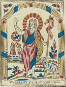 Saint Jean-Baptiste priez pour nous, vers 1820