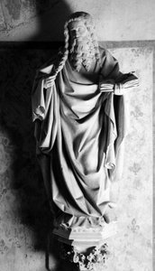 Saint Jean-Baptiste Sculpture attribuée à Jean de Huerta (1414-1461). 1448 Dim. 130 cm Église collégiale Saint-Jean-Baptiste de Rover en Plaine (Côte-d