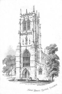Saint Marys, Tickhill, Yorkshire, vers 1850