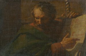 Saint Paul lit un livre