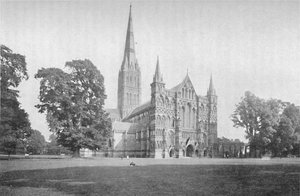 Cathédrale de Salisbury, 1902