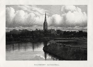 Cathédrale de Salisbury, Wiltshire, Angleterre, 19ème siècle - Unbekannt