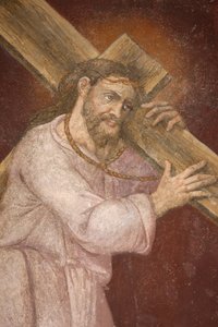 Église de San Jeronimo. Jésus portant sa croix Madrid Espagne - Unbekannt