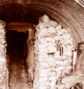 Entrée ensachée, Champagne, France, vers 1914-1918 - Unbekannt