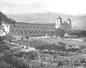 Mission Santa Barbara, Californie, USA, vers 1900 - Unbekannt