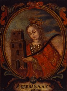 Sainte Barbara, vers 1680-1690 - Unbekannt
