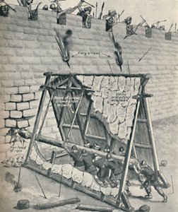 Les Saxons abattant un mur de la ville, vers 1934 - Unbekannt
