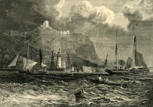 Château de Scarborough, depuis la mer, 1898