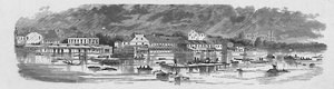 Scène à Baton Rouge pendant les inondations de 1874 - Unbekannt