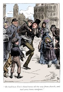 Scène de Un chant de Noël de Charles Dickens, 1843 - Unbekannt