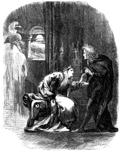 Scène de Hamlet de Shakespeare, 19e siècle