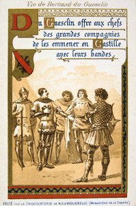Scène de la vie de Bertrand du Guesclin, 19ème siècle
