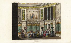 Scène dans un gynécée, quartiers des femmes, Grèce antique - Unbekannt