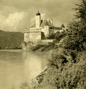 Château de Schönbühel sur le Danube, Basse-Autriche, vers 1935