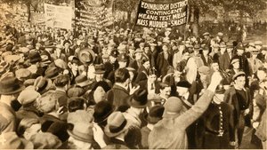 Marcheurs écossais, manifestations contre le test des moyens, Hyde Park, Londres, 1932, 1933 - Unbekannt