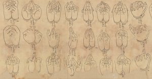 Rouleau de Mudras, 11ème-12ème siècle - Unbekannt