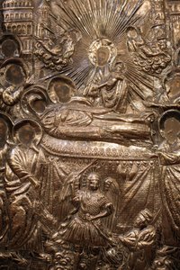 Détail de sculpture dans l