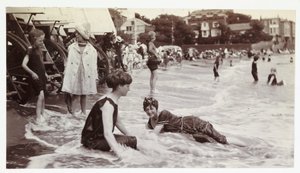 Baignade en mer, Broadstairs, Kent, vers 1913 - Unbekannt