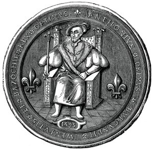 Sceau du roi de la Basoche, 16ème siècle 1870 - Unbekannt