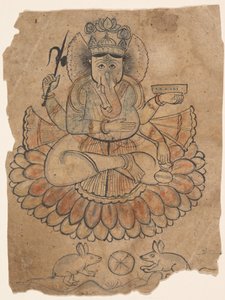 Ganesha Assis à Quatre Bras, ca. 1775 - Unbekannt