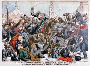Combats sérieux par le Mouvement Libéral en Russie, Saint-Pétersbourg, 1904 - Unbekannt