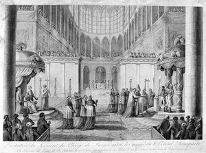 Service du serment du clergé de France, 19ème siècle - Unbekannt