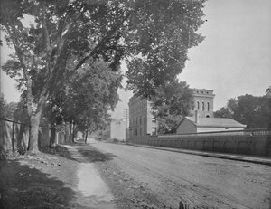 Sheffield Hall, Yale College, New Haven, Connecticut, vers 1897