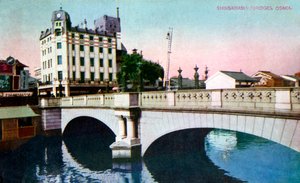 Pont Shinsaibashi, Osaka, Japon, 20e siècle - Unbekannt