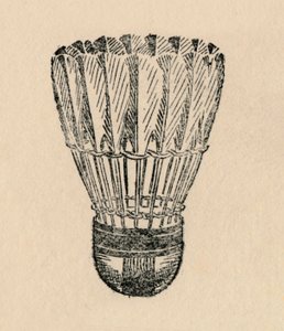 Volant - Badminton, 1912