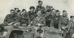 Sidi Barrani : équipes au sol de la R.A.F., vers 1942-1943, 1945