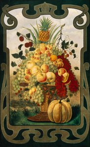 Panneau pour magasin de fruits, début du 20e siècle - Unbekannt