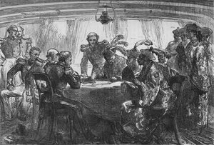 Signature du Traité de Nankin, vers 1880