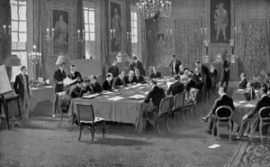 Signature du traité de Londres, mai 1913, c1920 - Unbekannt