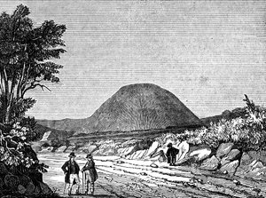 Colline de Silbury, Wiltshire, Angleterre, 1836