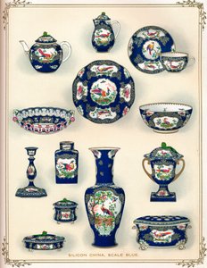 Porcelaine de Chine, échelle bleue, début du 20ème siècle, 1911 - Unbekannt
