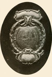 Fronton en argent, avec armoiries anglaises, 1677, 1937 - Unbekannt