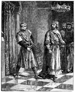 Simon de Montfort se querellant avec Henri III - Unbekannt