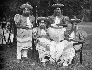 Hommes de haut rang cinghalais, 1902