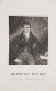 Sir Humphry Davy, chimiste anglais, vers 1824 - Unbekannt