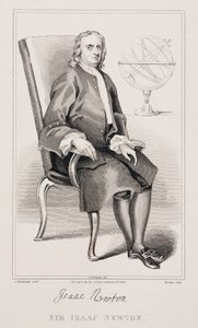 Sir Isaac Newton, mathématicien et physicien anglais, vers 1725 - Unbekannt