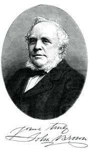 Sir John Brown, industriel britannique, vers 1880